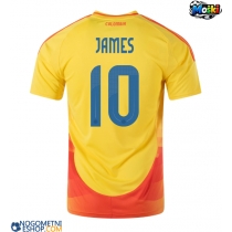 Moški Nogometni dresi Kolumbija James Rodriguez #10 Domači Copa America 2024 Kratek Rokav